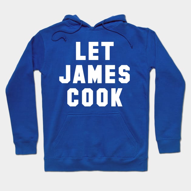 Let James Cook Hoodie by Carl Cordes